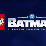 Logotipo oficial de LEGO Batman: O Legado do Cavaleiro das Trevas, novo jogo da TT Games anunciado para 2026.