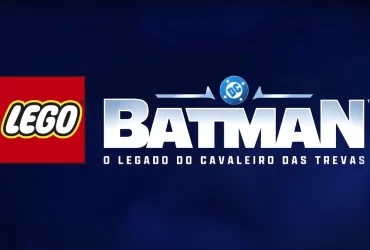 Logotipo oficial de LEGO Batman: O Legado do Cavaleiro das Trevas, novo jogo da TT Games anunciado para 2026.
