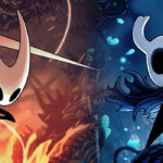 Hornet e o Cavaleiro frente a frente em Hollow Knight: Silksong