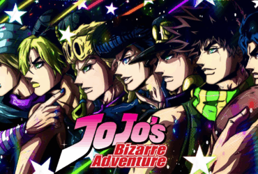 Personagens principais de JoJo’s Bizarre Adventure reunidos – guia de ordem para assistir e ler em 2025.