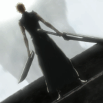 Ichigo Kurosaki empunhando suas duas espadas em Bleach, simbolizando a aceitação de todas as suas identidades.