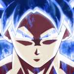 Goku com aura azul intensa na forma Ultra Instinct de Dragon Ball Super, usado como exemplo de personagem icônico mas superestimado narrativamente