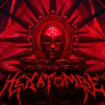 Página da wiki oficial de Ordem Paranormal mostrando informações do episódio 8 Culpa de Hexatombe, incluindo sinopse, personagens e eventos