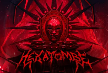 Página da wiki oficial de Ordem Paranormal mostrando informações do episódio 8 Culpa de Hexatombe, incluindo sinopse, personagens e eventos