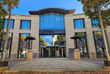 Fachada do prédio da Rockstar North na Escócia, estúdio responsável pelo desenvolvimento de GTA VI