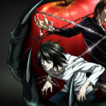 Compilação de imagens de Death Note mostrando Light Yagami segurando o caderno da morte, representando o anime com os plot twists mais intensos da história