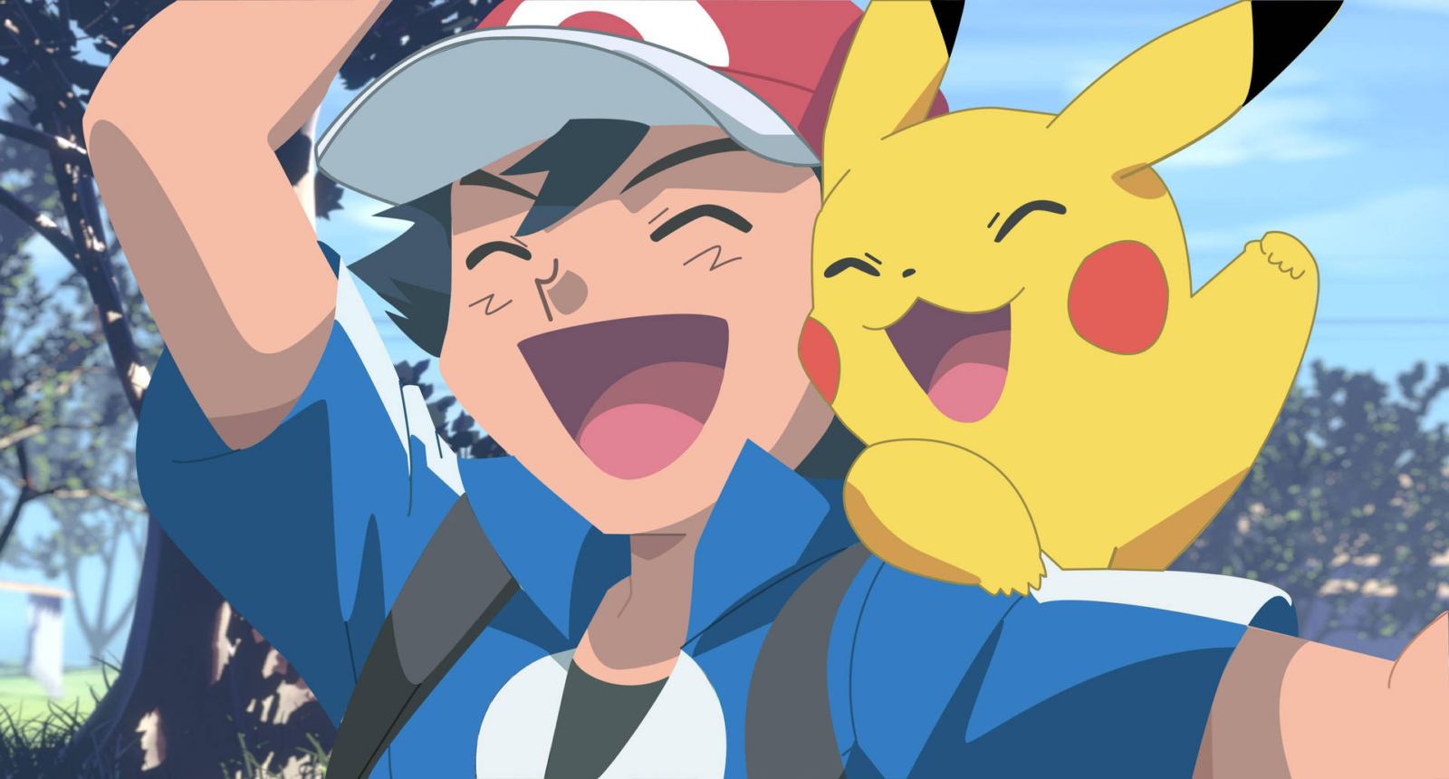 Ash Ketchum ao lado de Pikachu com expressão determinada, prontos para enfrentar mais uma batalha no universo de Pokémon.