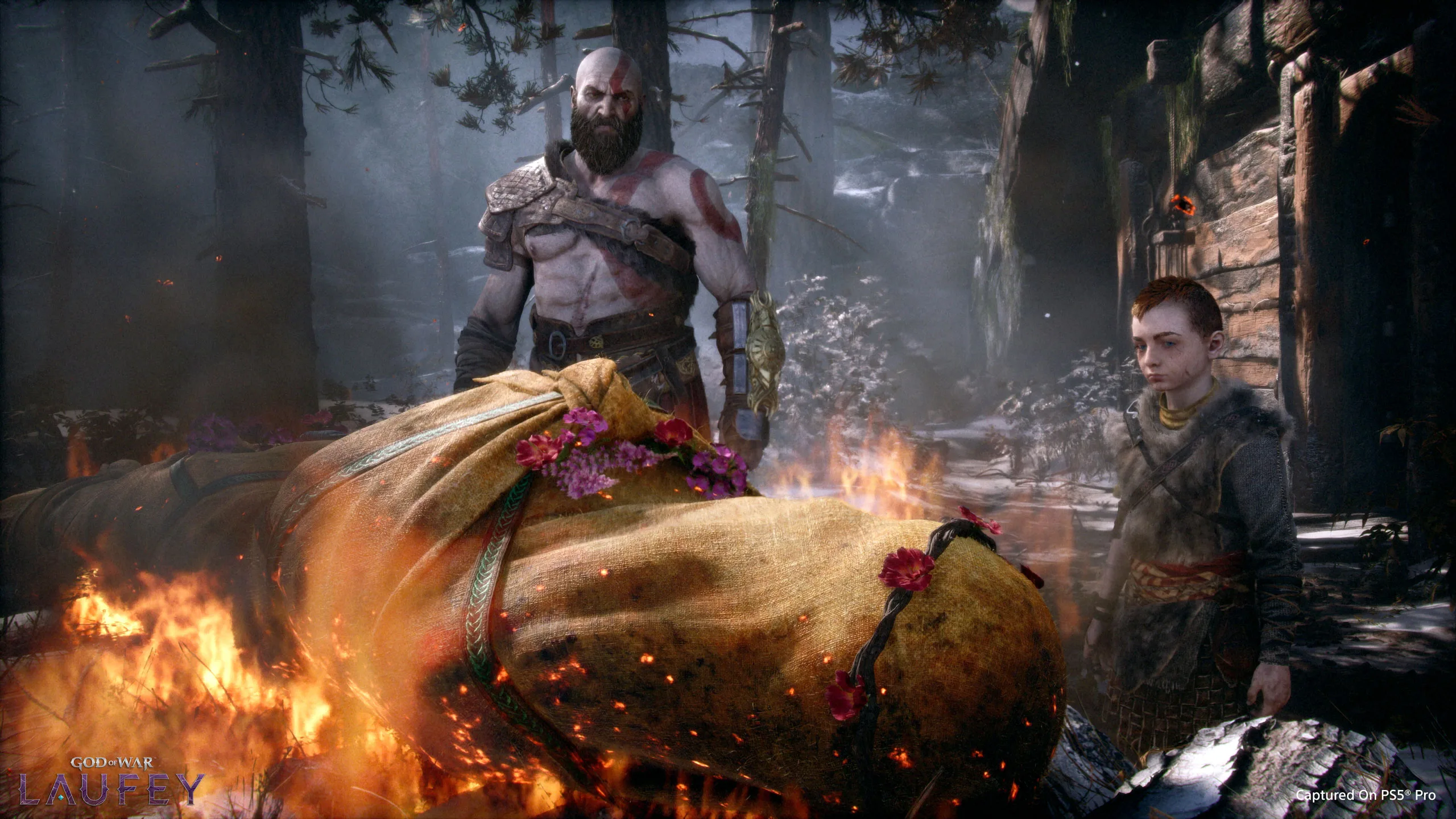 Faye explorando o Everywhen em God of War Laufey.