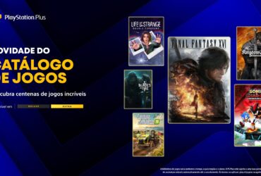 Catálogo do PlayStation Plus de junho de 2026 com Final Fantasy XVI, Sonic X Shadow Generations e Kingdom Come Deliverance.