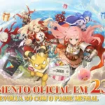 Arte de Ragnarok Origin Classic com personagens e visual anime