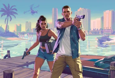 Arte oficial de GTA 6 com personagens principais