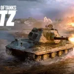Arte oficial de World of Tanks Blitz com tanques de batalha