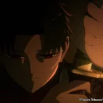 Arte oficial do anime Kagurabachi mostrando o protagonista Chihiro Rokuhira empunhando a lâmina Enten