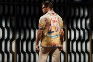 Capa da edição Ultimate de GTA 6 com design inspirado em Vice City