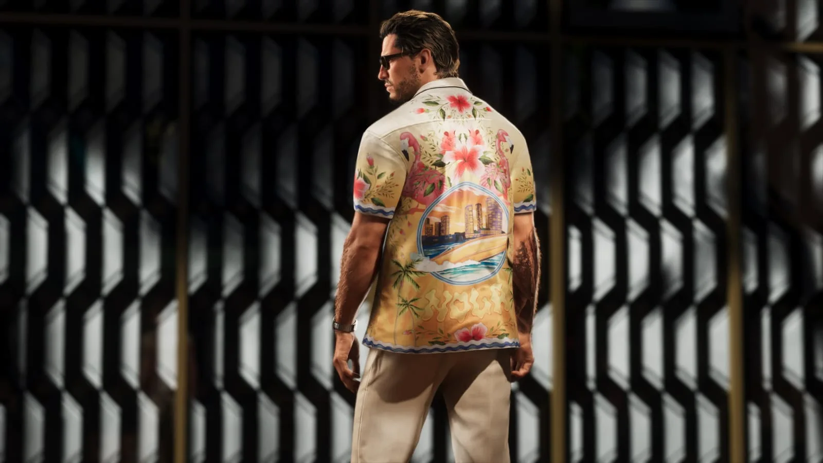 Capa da edição Ultimate de GTA 6 com design inspirado em Vice City