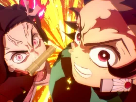 Capa de Demon Slayer: The Hinokami Chronicles 2 para Nintendo Switch 2 mostrando personagens do jogo