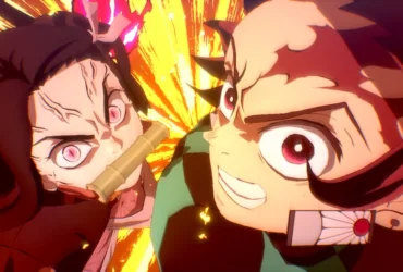 Capa de Demon Slayer: The Hinokami Chronicles 2 para Nintendo Switch 2 mostrando personagens do jogo