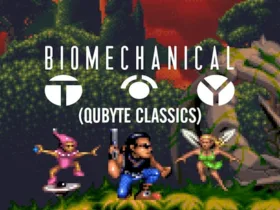 Capa do jogo Biomechanical Toy para Nintendo Switch com robôs mecânicos