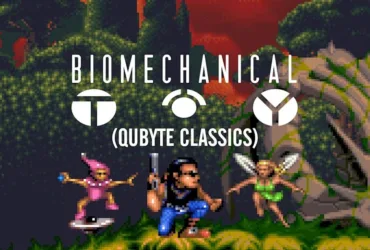 Capa do jogo Biomechanical Toy para Nintendo Switch com robôs mecânicos