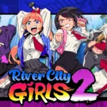 Capa oficial de River City Girls 2 com arte em pixel art mostrando as protagonistas
