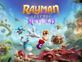 Capa oficial do jogo Rayman Legends Retold mostrando os personagens principais em arte 3D