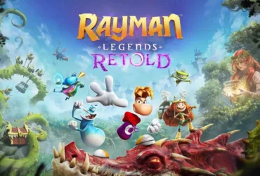 Capa oficial do jogo Rayman Legends Retold mostrando os personagens principais em arte 3D