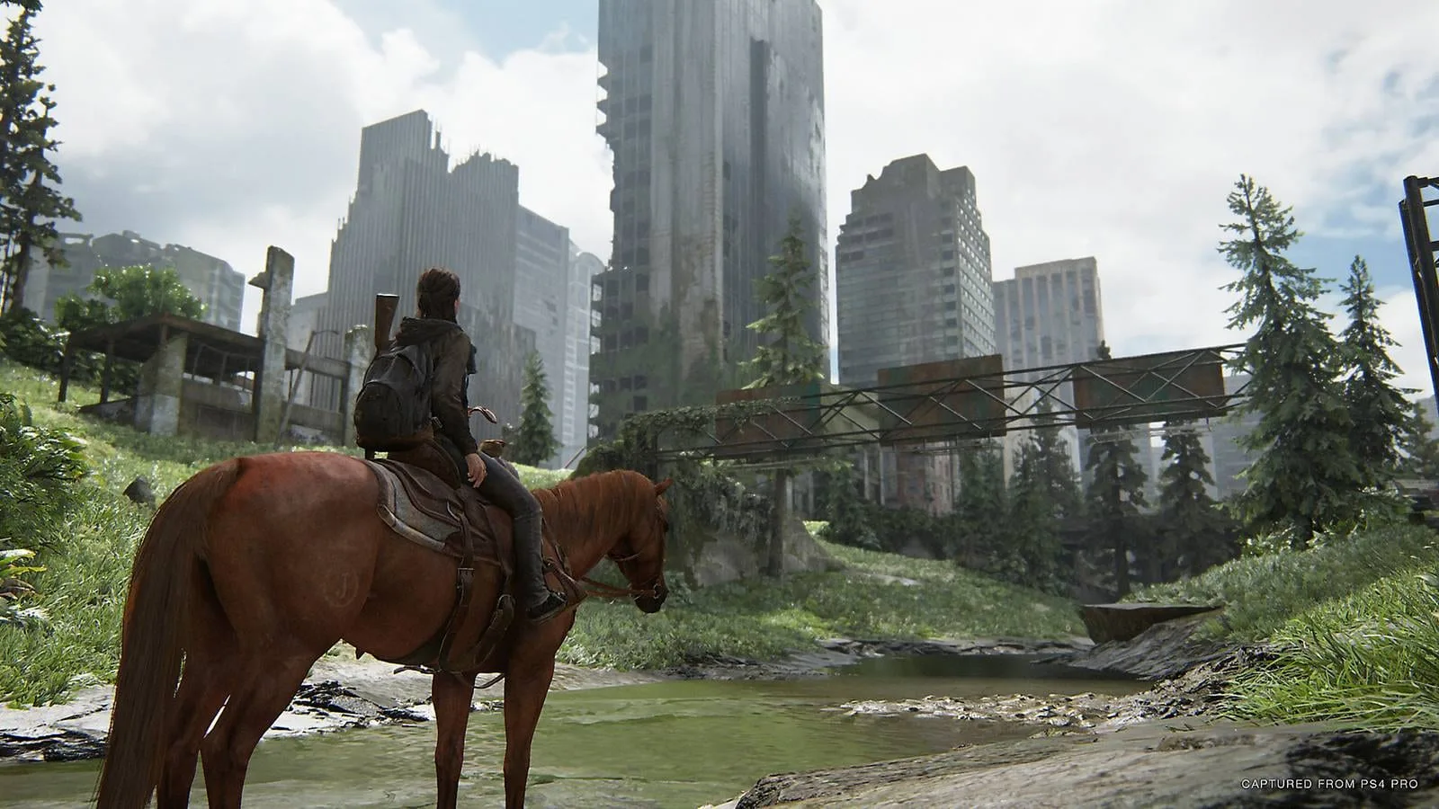 Cena do mod multiplayer de The Last of Us Part 2 mostrando personagens em um mapa do jogo
