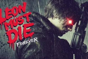 Cena do modo Leon Deve Morrer Para Sempre em Resident Evil Requiem mostrando Leon S. Kennedy enfrentando inimigos