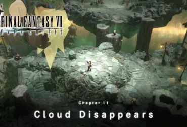 Cena do trailer do capítulo 11 de Final Fantasy VII Ever Crisis mostrando Cloud