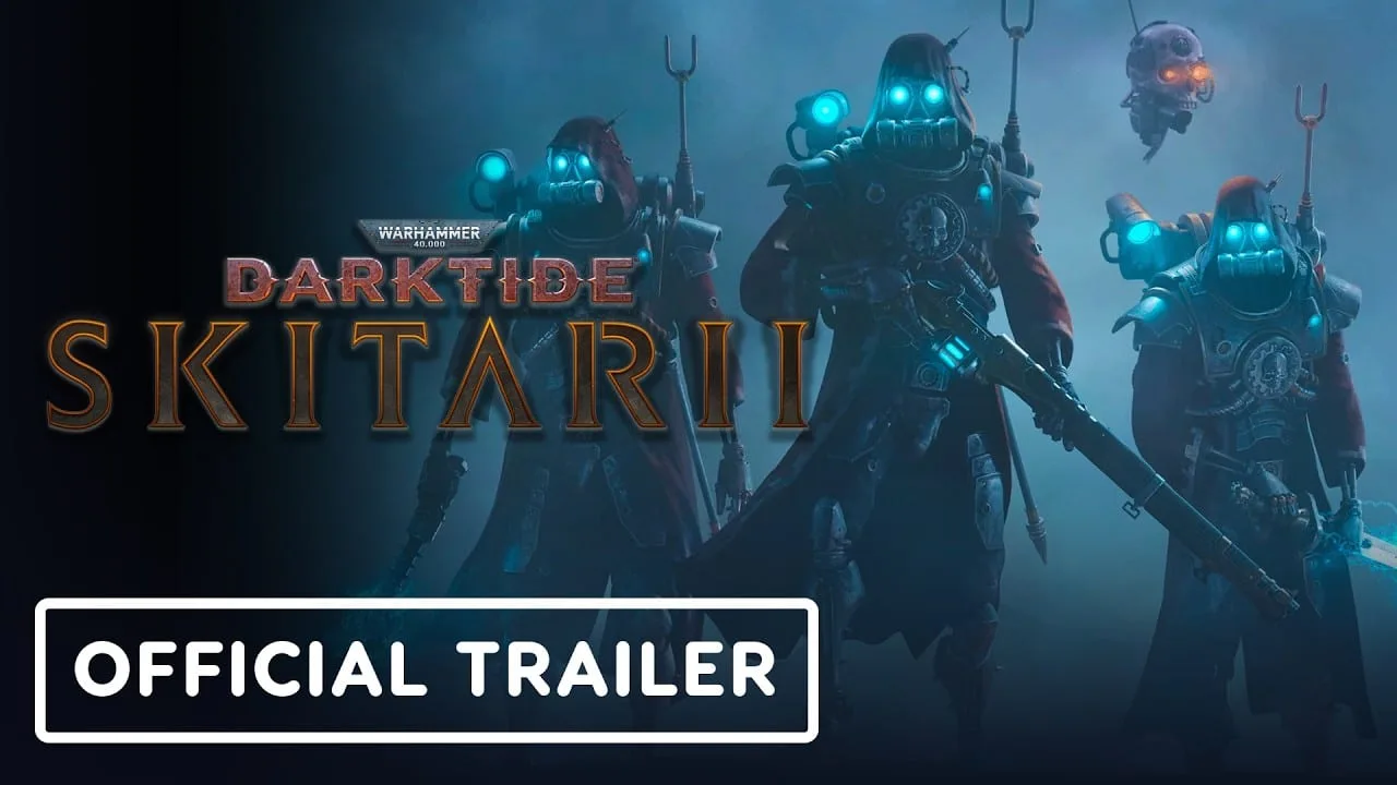 Cena do trailer oficial da classe Skitarii em Warhammer 40,000: Darktide