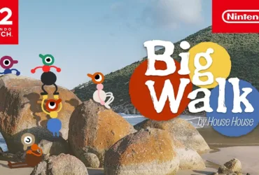 Cena do trailer oficial de Big Walk para Nintendo Switch 2