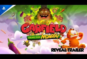Cena do trailer oficial de Garfield: Escape from Monday no PS5