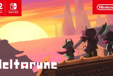 Cena do trailer oficial de lançamento de DELTARUNE Chapter 5 no Nintendo Switch