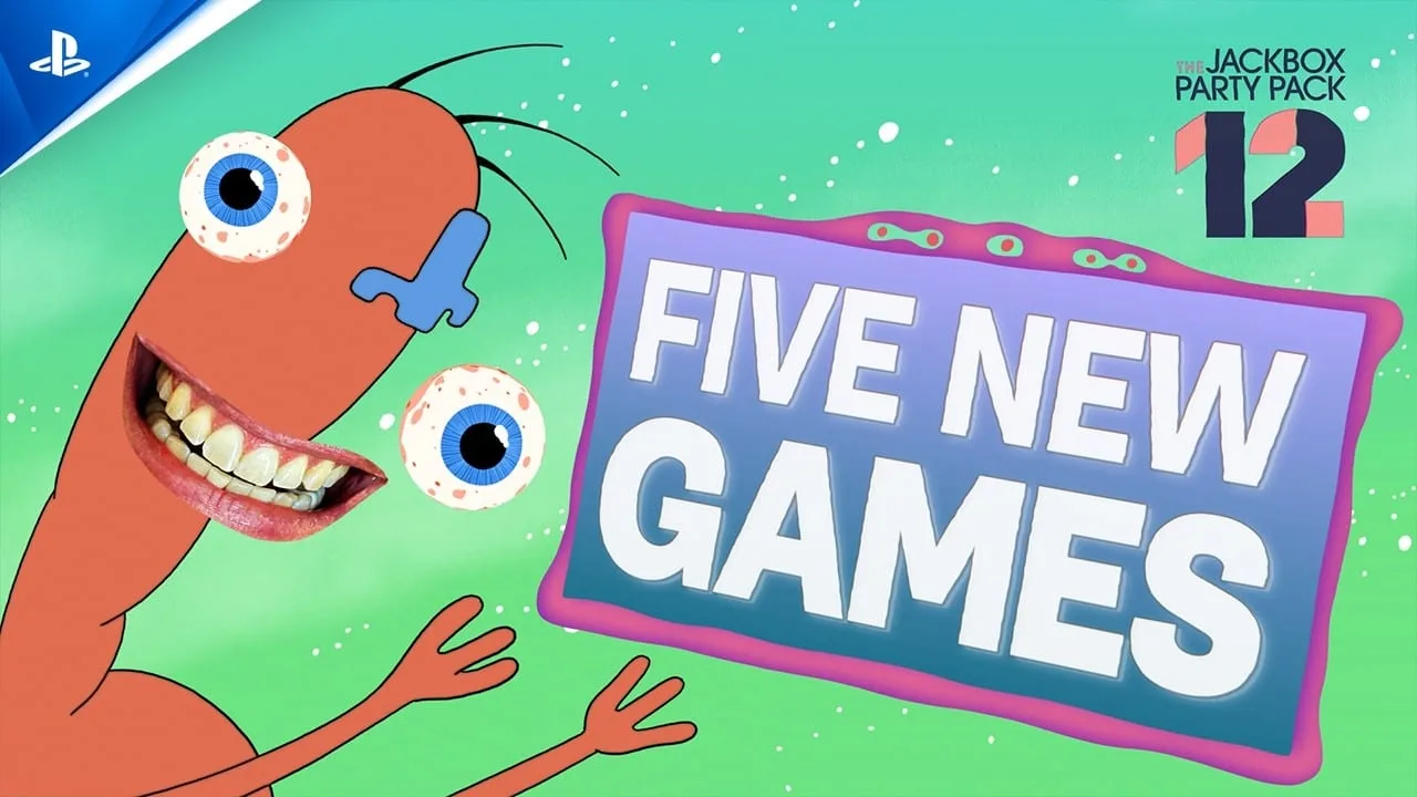 Cena do trailer oficial do The Jackbox Party Pack 12 no PlayStation