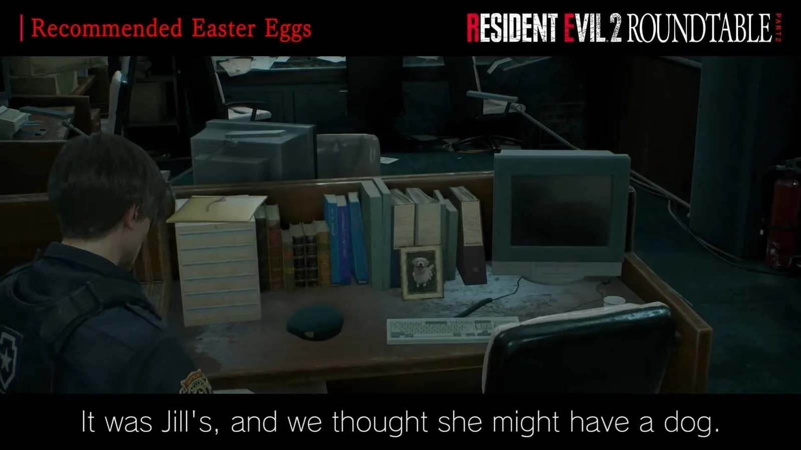 Discussão da equipe do remake de Resident Evil 2 sobre a mudança na foto do namorado de Jill Valentine