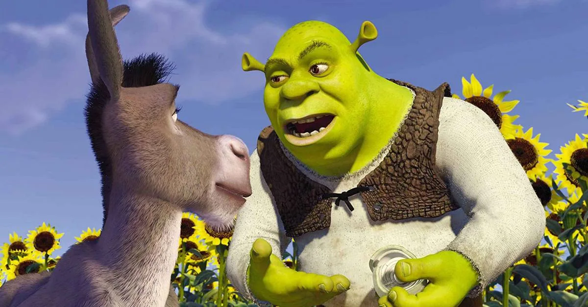 Donkey, personagem do universo Shrek, em imagem oficial da DreamWorks