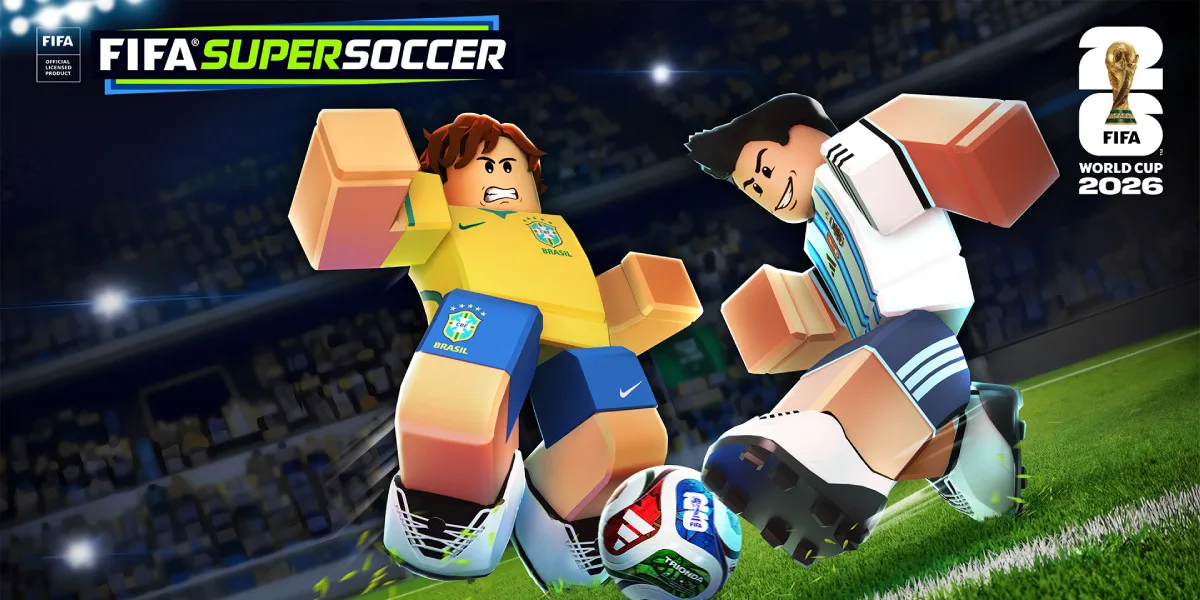 Imagem promocional do evento FIFA World Cup 2026 no Roblox.