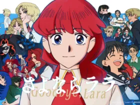 Goodbye, Lara - Arte oficial do anime mostrando Lara princesa das sereias