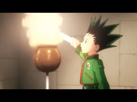 Hunter x Hunter em trailer oficial representando o sistema Nen