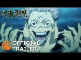 Trailer oficial de Jujutsu Kaisen com atmosfera sombria de anime