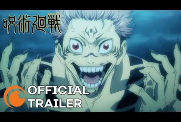 Trailer oficial de Jujutsu Kaisen com atmosfera sombria de anime