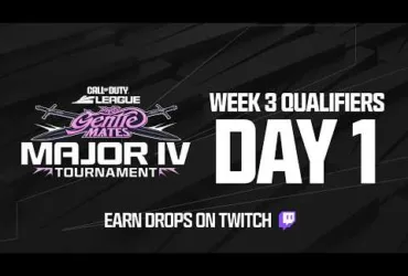 Imagem da transmissão oficial do Call of Duty League Major IV Qualifiers Week 3 Day 1