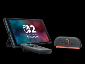 Imagem do Nintendo Switch 2 destacando a tela LCD
