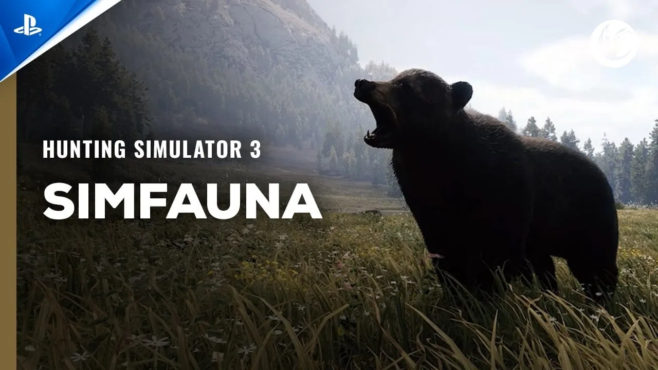 Imagem mostra o ecossistema realista do SimFauna em Hunting Simulator 3 no PS5