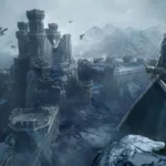 Imagem oficial da expansão Dark Arisen de Dragon's Dogma 2 mostrando personagem e cenário da região de Norgan