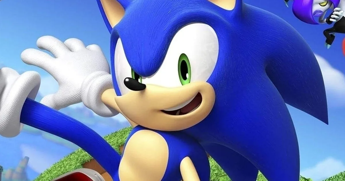 Imagem oficial da franquia Sonic the Hedgehog para o 35º aniversário