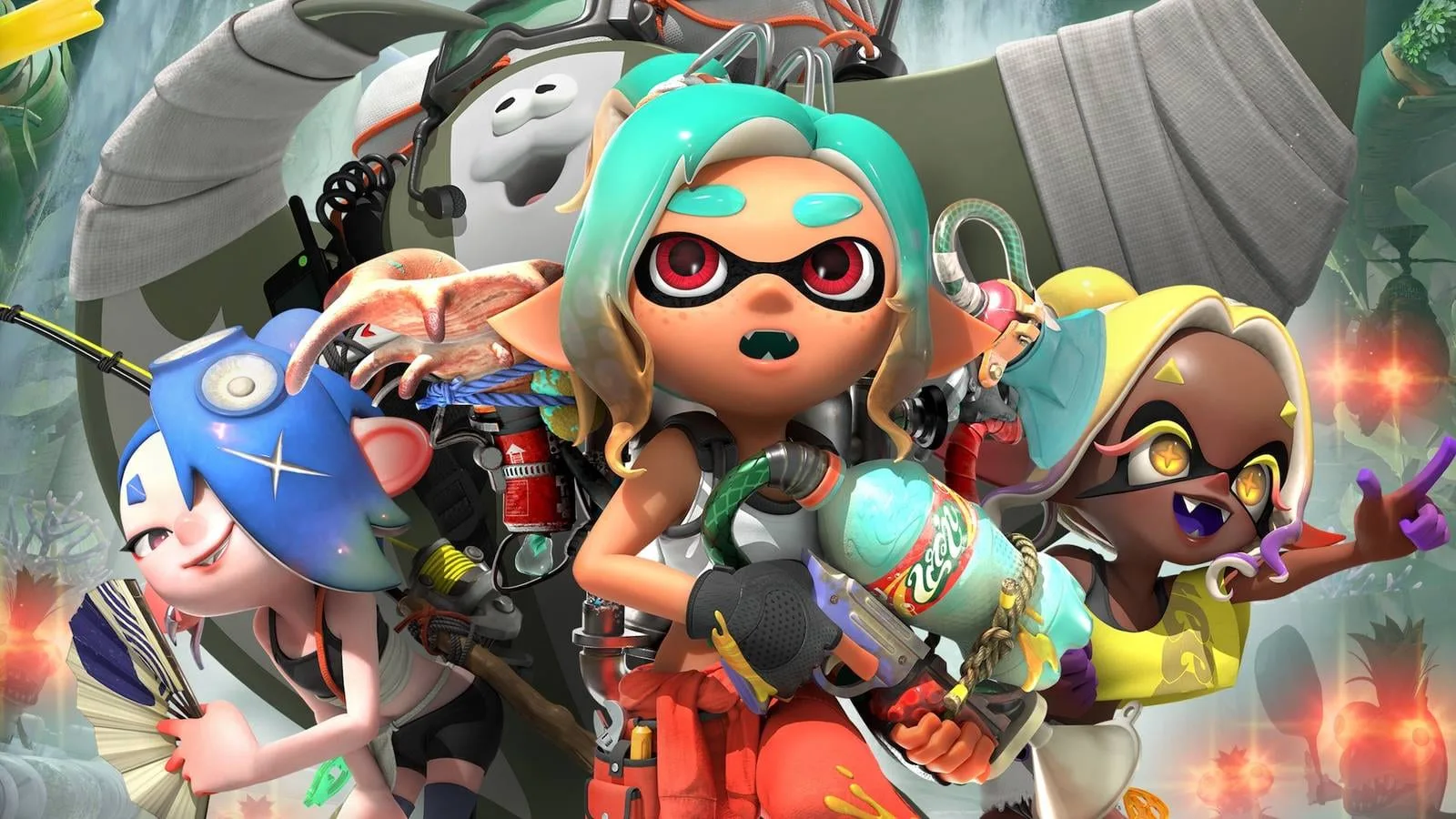 Imagem oficial do jogo Splatoon Raiders para Nintendo Switch 2