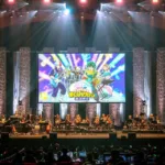 Imagem oficial do show de My Hero Academia em comemoração aos 10 anos