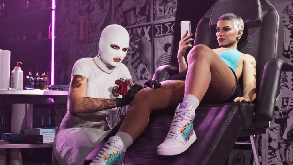 Imagem promocional da pré-venda de GTA 6 com destaque para assinatura GTA+