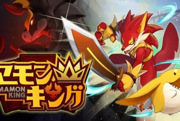 Imagem promocional do jogo Mamon King para Switch 2 mostrando criaturas e personagens